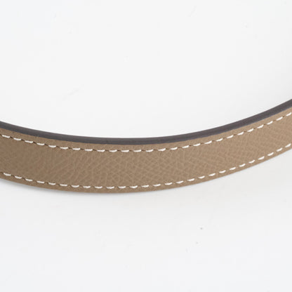 Hermes Kelly Belt Etoupe W Stamp
