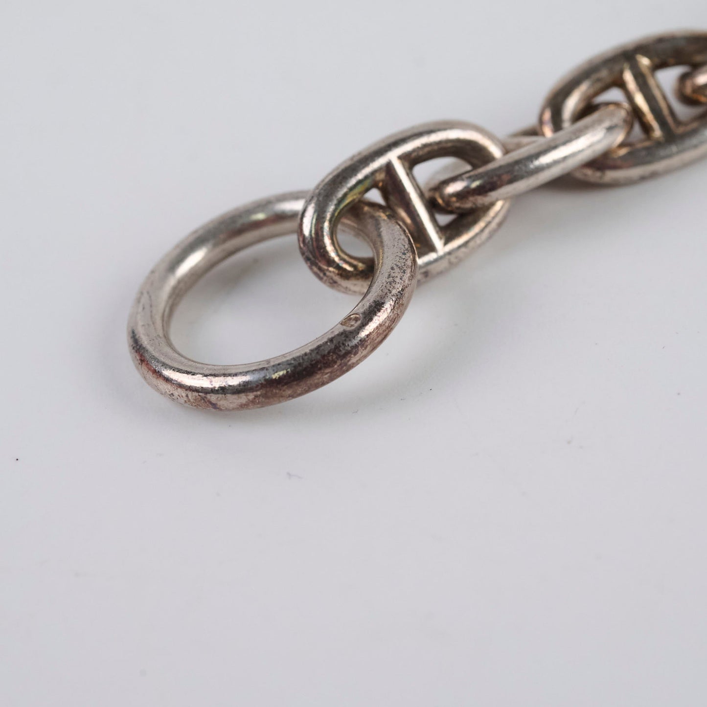 Hermes Silver Chaine D'ancre Bracelet