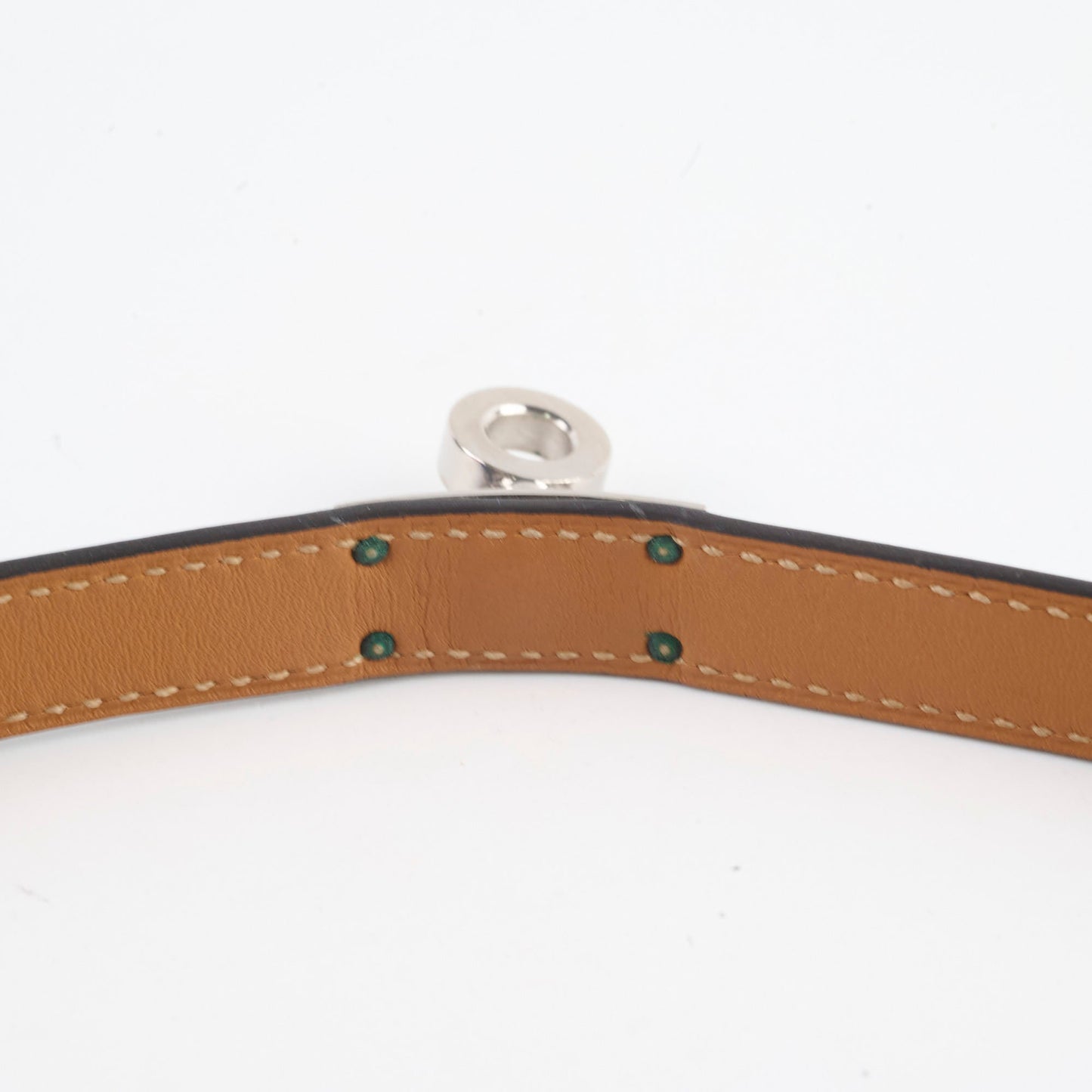 Hermes Kelly Double Tour Bracelet Size S/T2 Blue