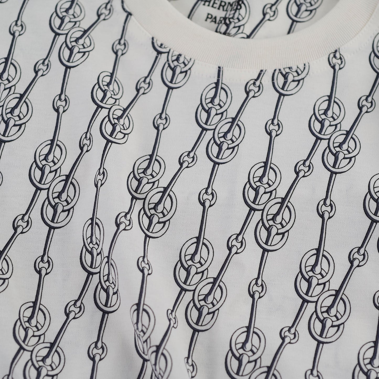 Hermes Micro T-Shirt Size 38 White