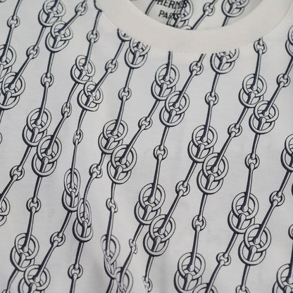 Hermes Micro T-Shirt Size 38 White