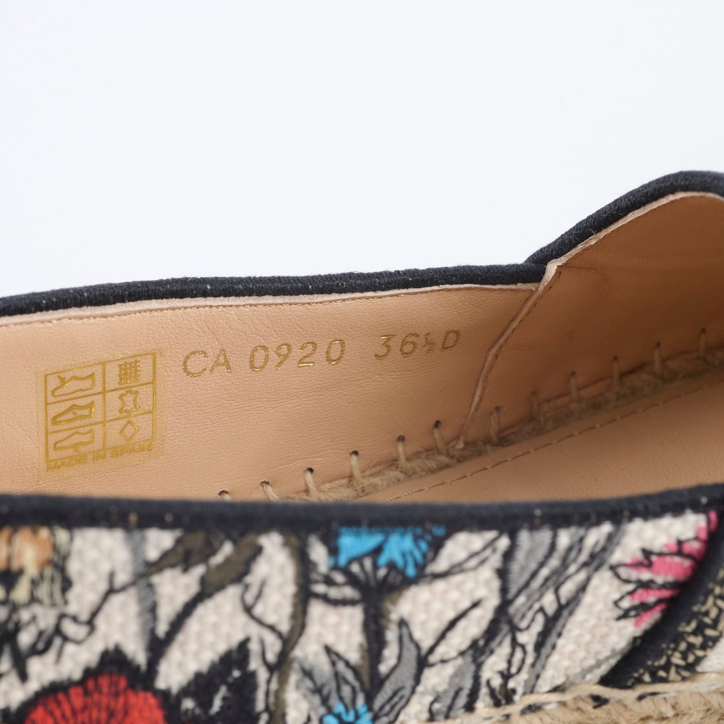 Dior Espadrilles Jardin d'Hiver Granville size 36.5