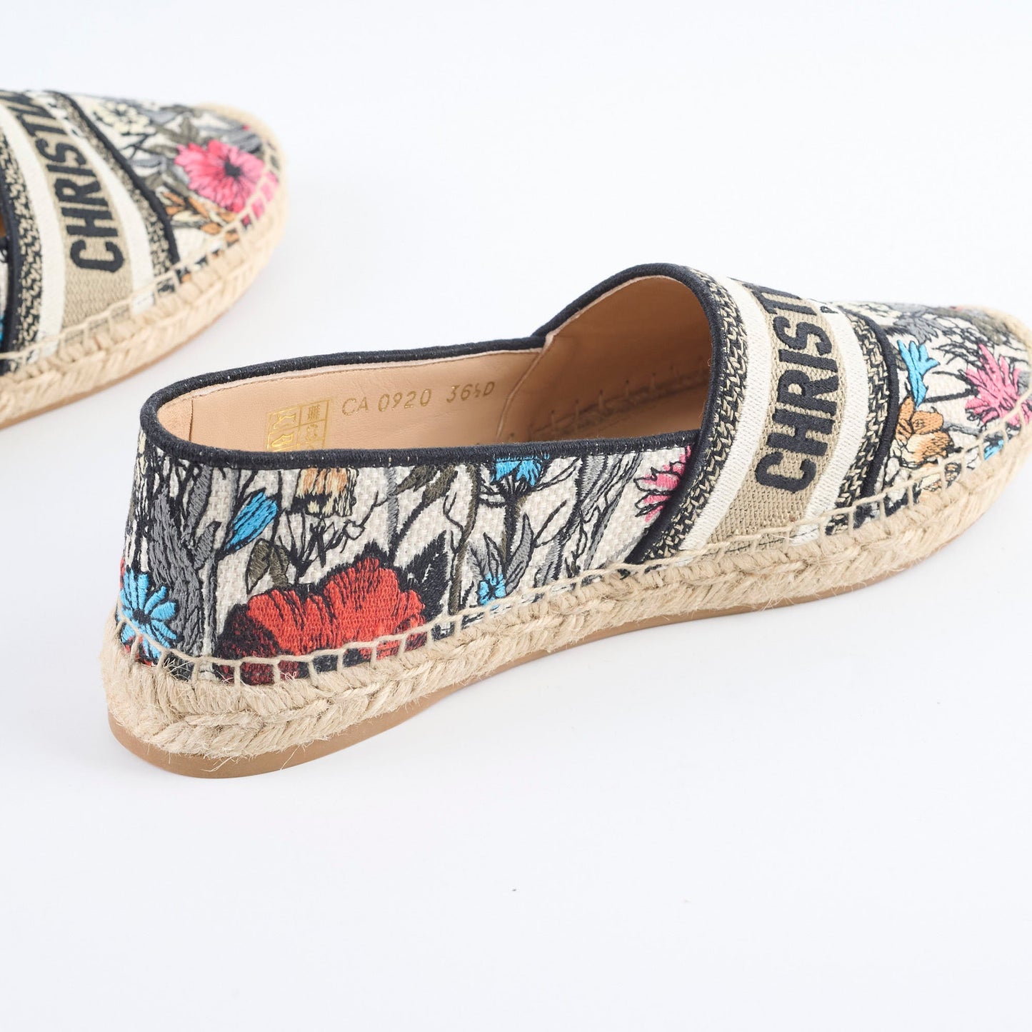 Dior Espadrilles Jardin d'Hiver Granville size 36.5