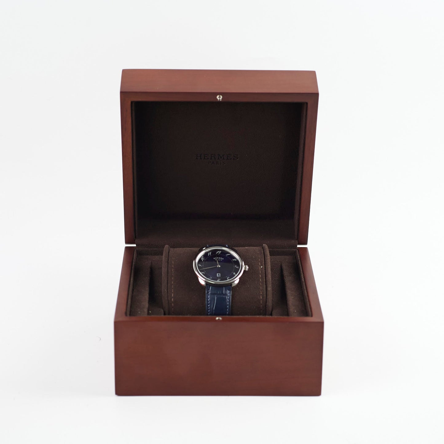 Hermes Arceau Watch 40mm Blue Dial