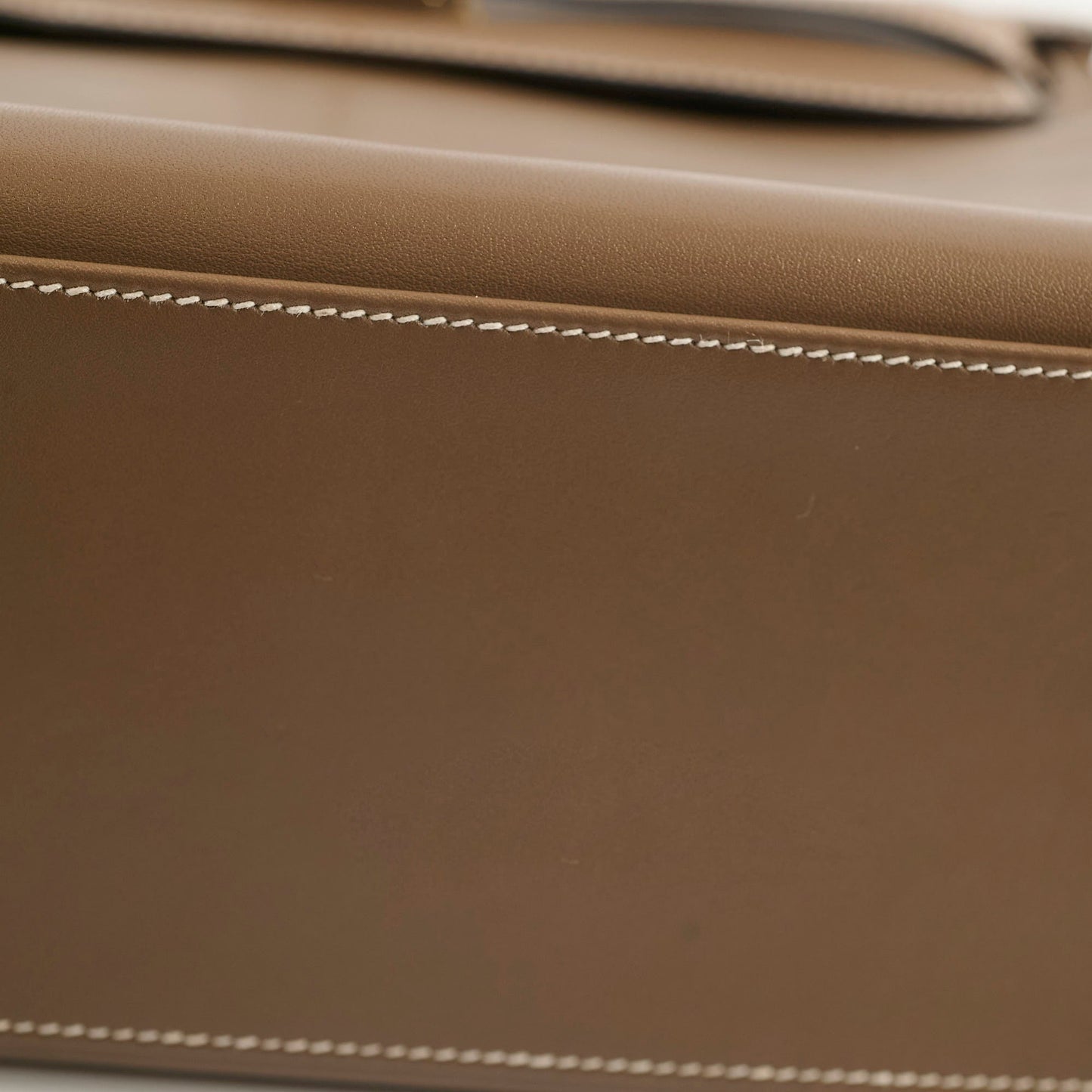 Hermes Kelly 28 Tadelakt Etoupe Stamp A