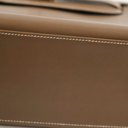 Hermes Kelly 28 Tadelakt Etoupe Stamp A