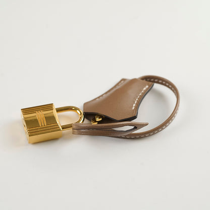 Hermes Kelly 28 Tadelakt Etoupe Stamp A