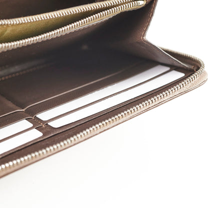 Luxury CELINE Long Wallet Dark Beige