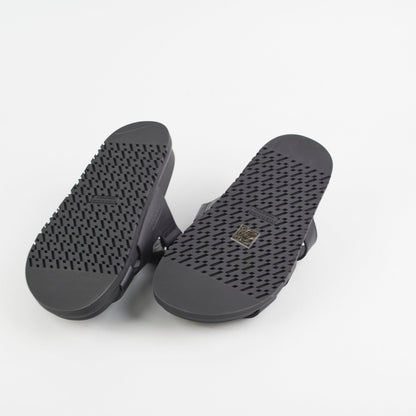 Hermes Chypre Size 36 Black Sandals