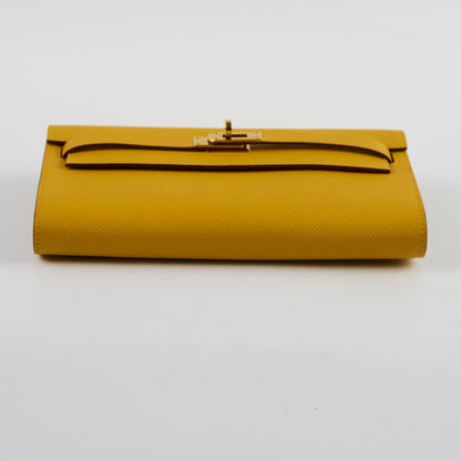Hermes Kelly To Go Yellow Epsom  - Stamp Z