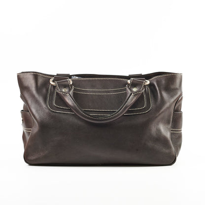 Luxury CELINE Leather Boogie Bag Black