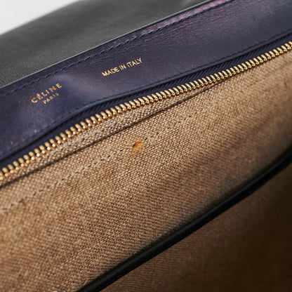 Luxury CELINE Medium Trapeze Navy/Black
