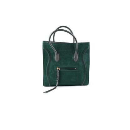 Luxury CELINE Mini Luggage Green