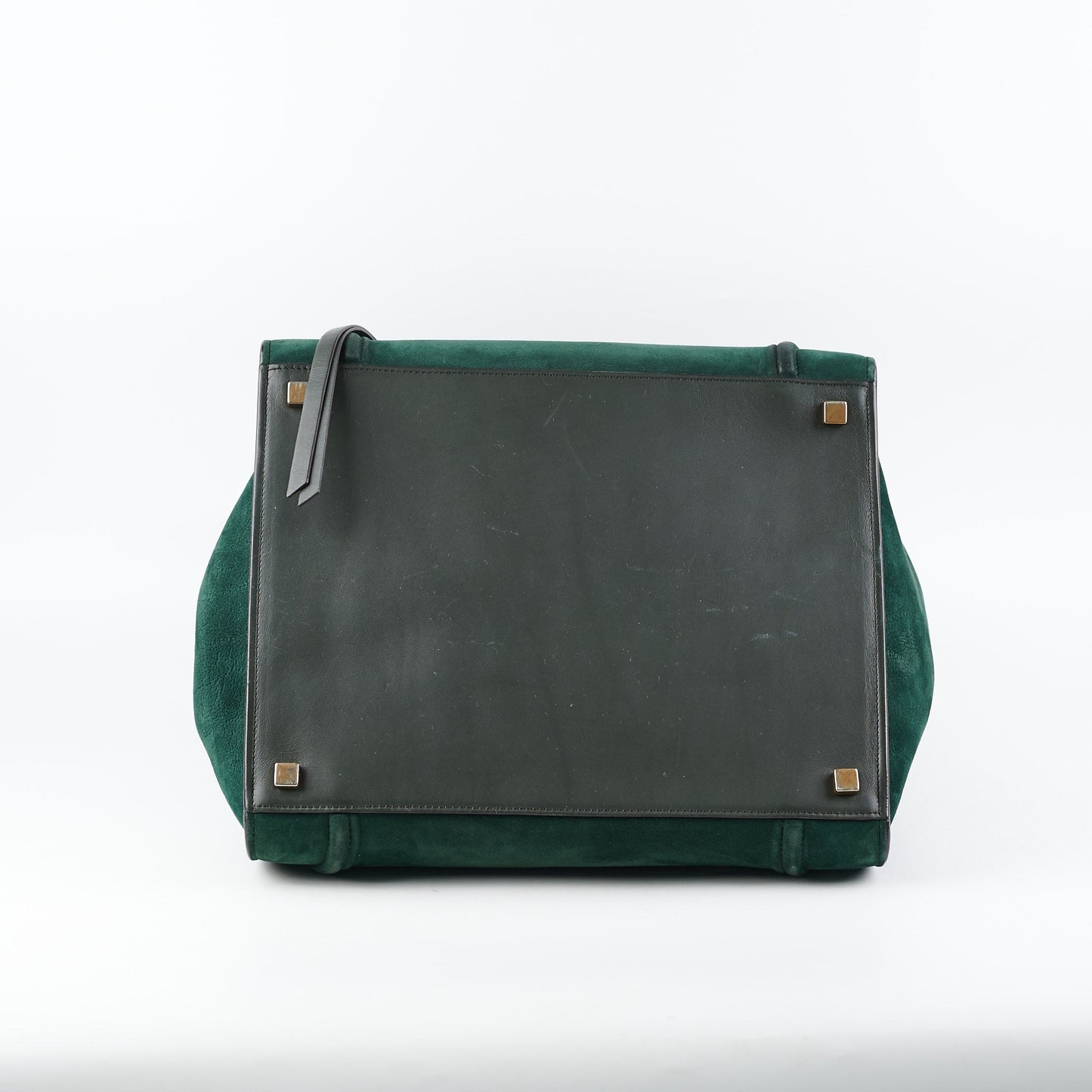 Luxury CELINE Mini Luggage Green