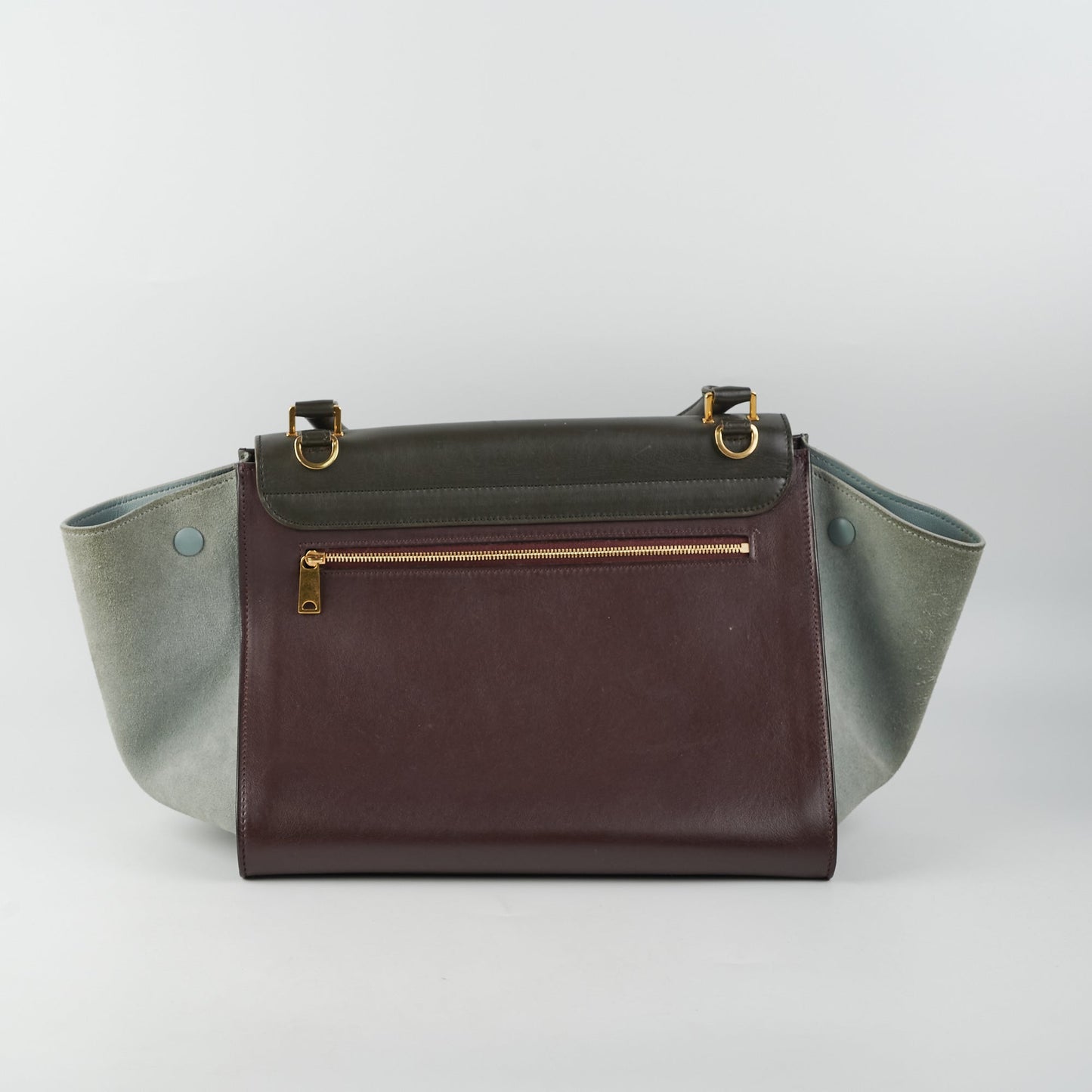 Luxury CELINE Trapeze Two Toned Bag