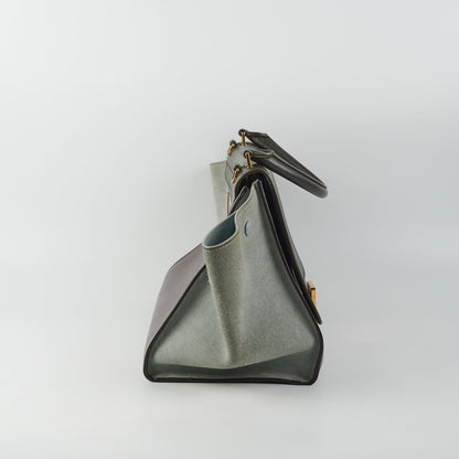 Luxury CELINE Trapeze Two Toned Bag