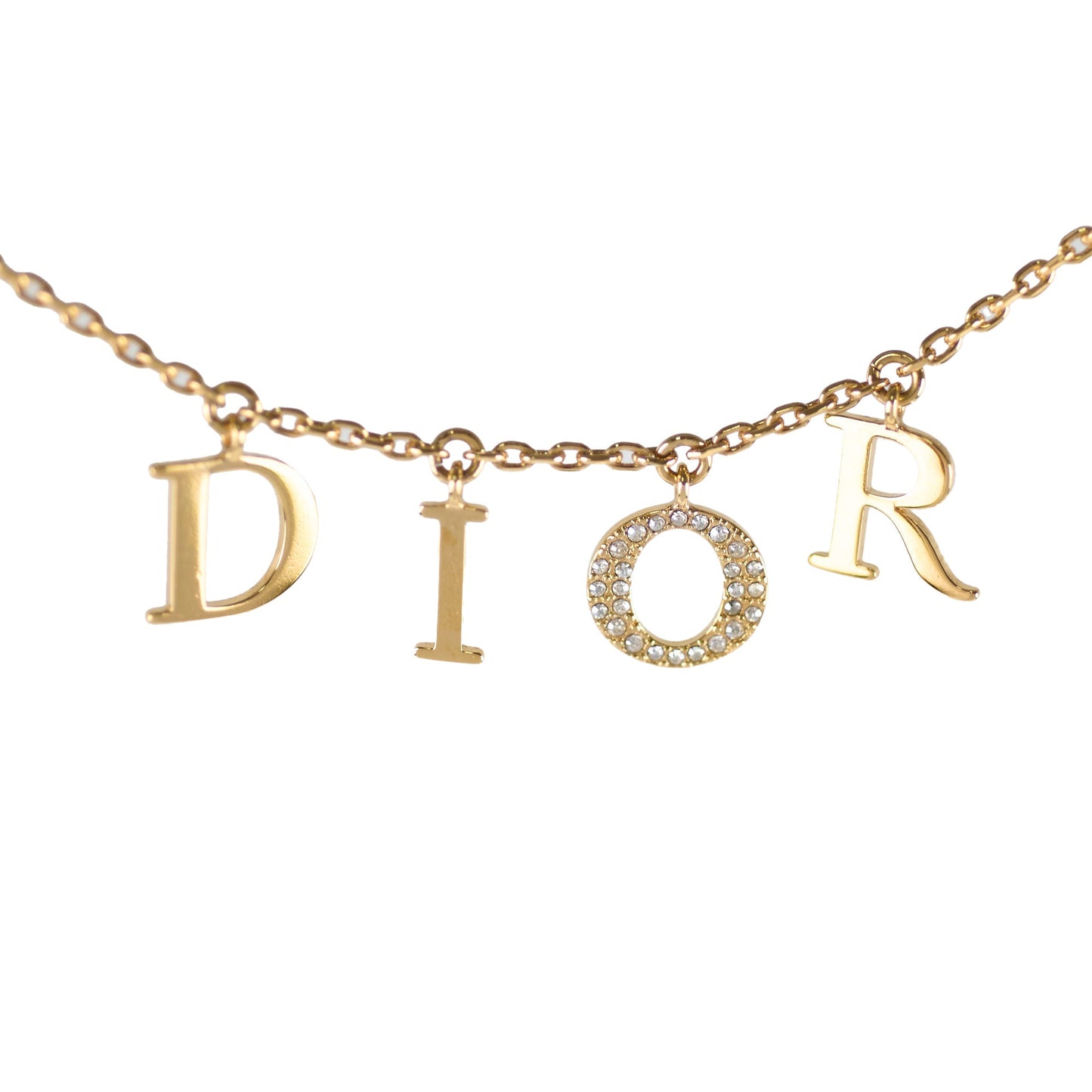 Christian Dior Gold Necklace Costume Jewellery