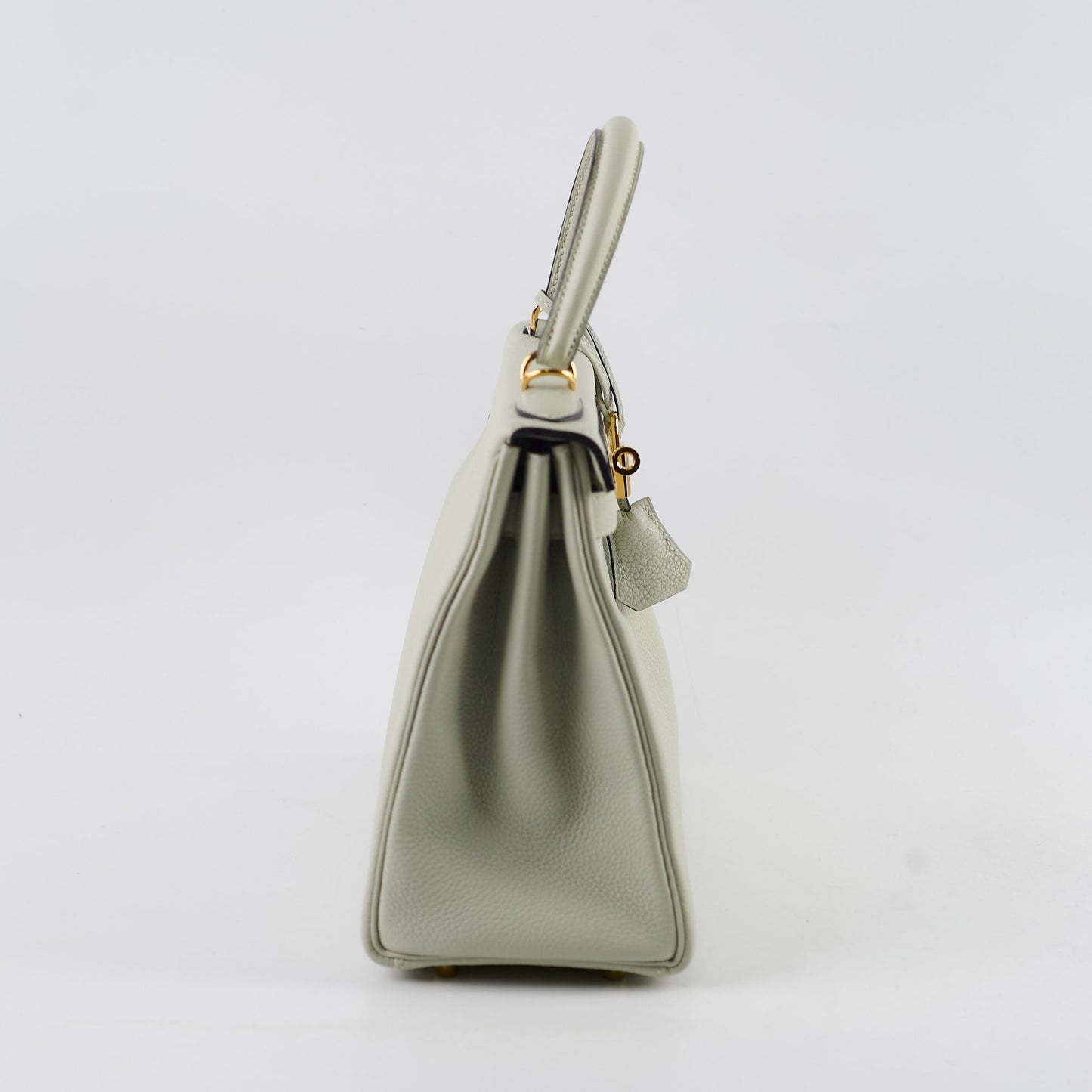 Hermes Kelly 28 Togo Gris Neve - Stamp Bv