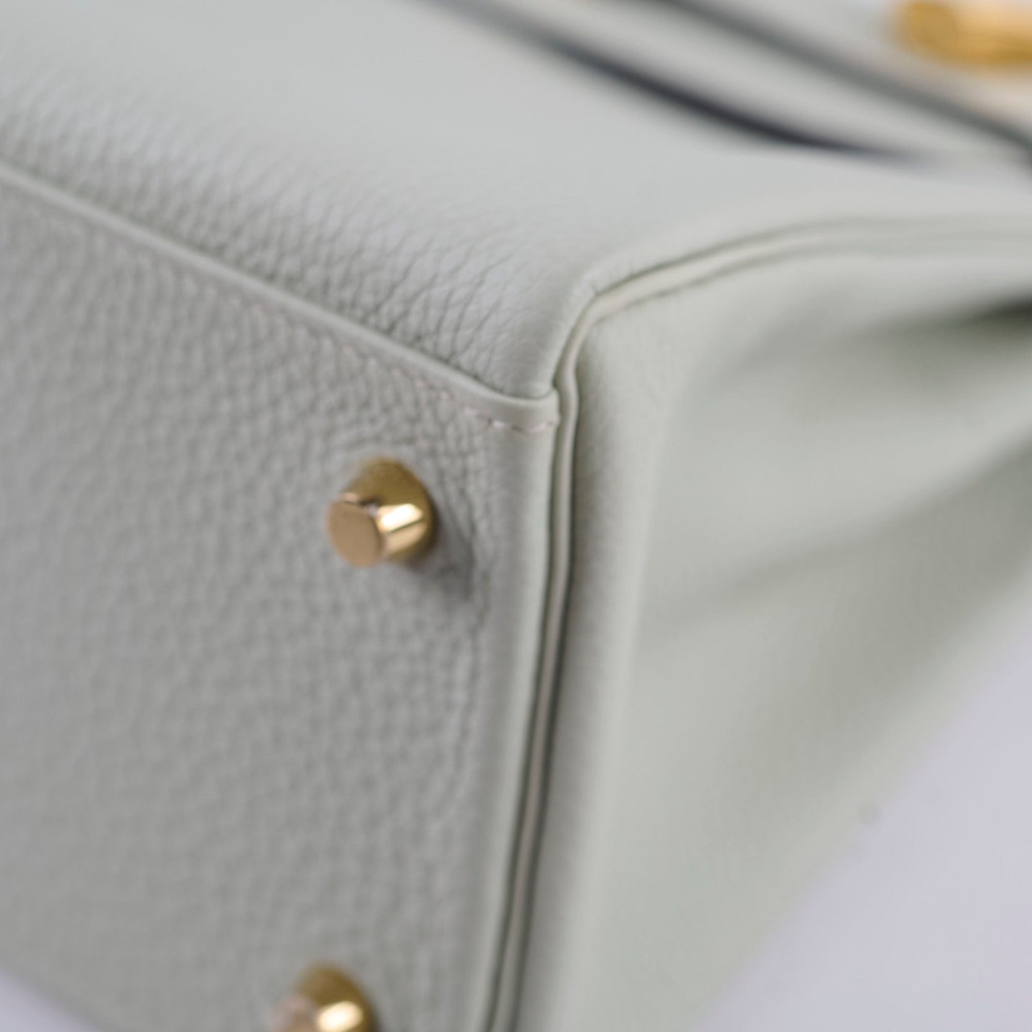 Hermes Kelly 28 Togo Gris Neve - Stamp Bv