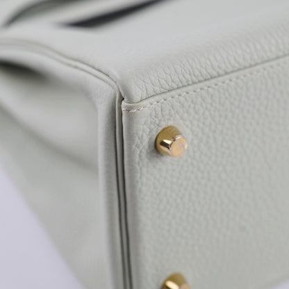 Hermes Kelly 28 Togo Gris Neve - Stamp Bv