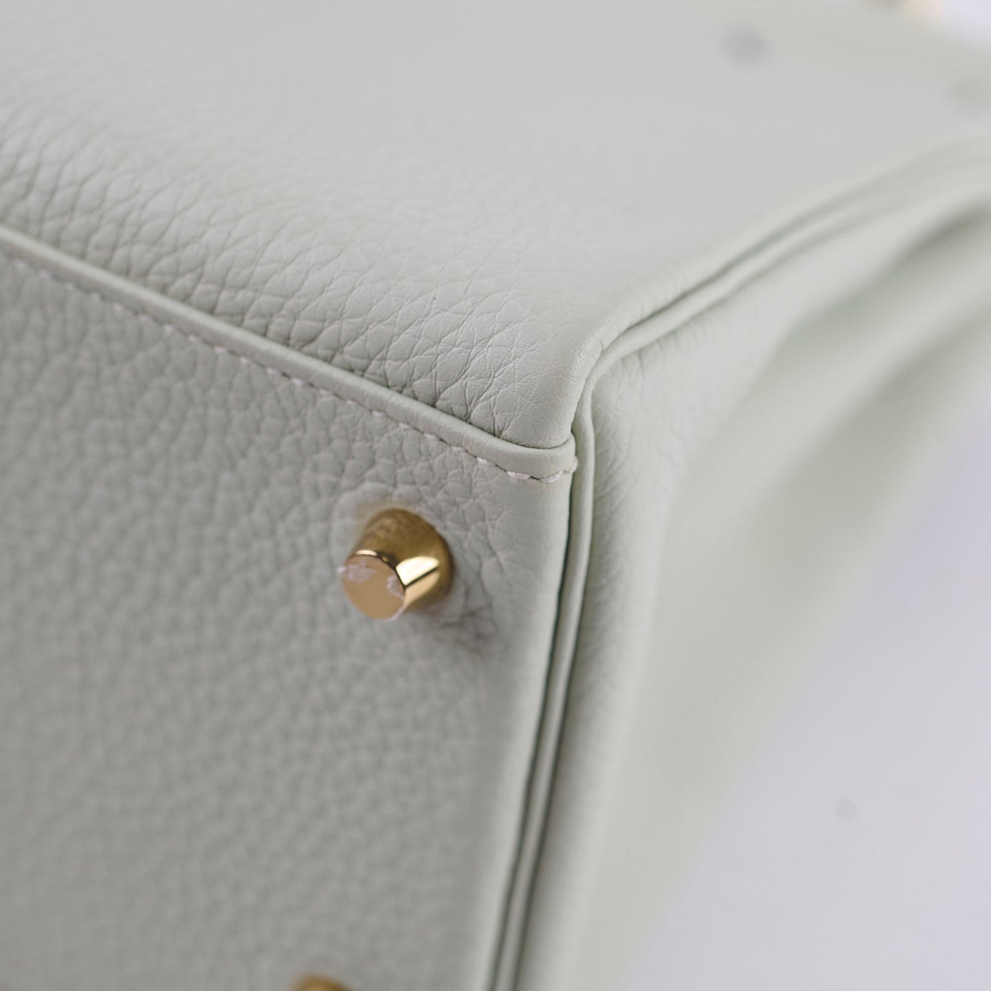 Hermes Kelly 28 Togo Gris Neve - Stamp Bv