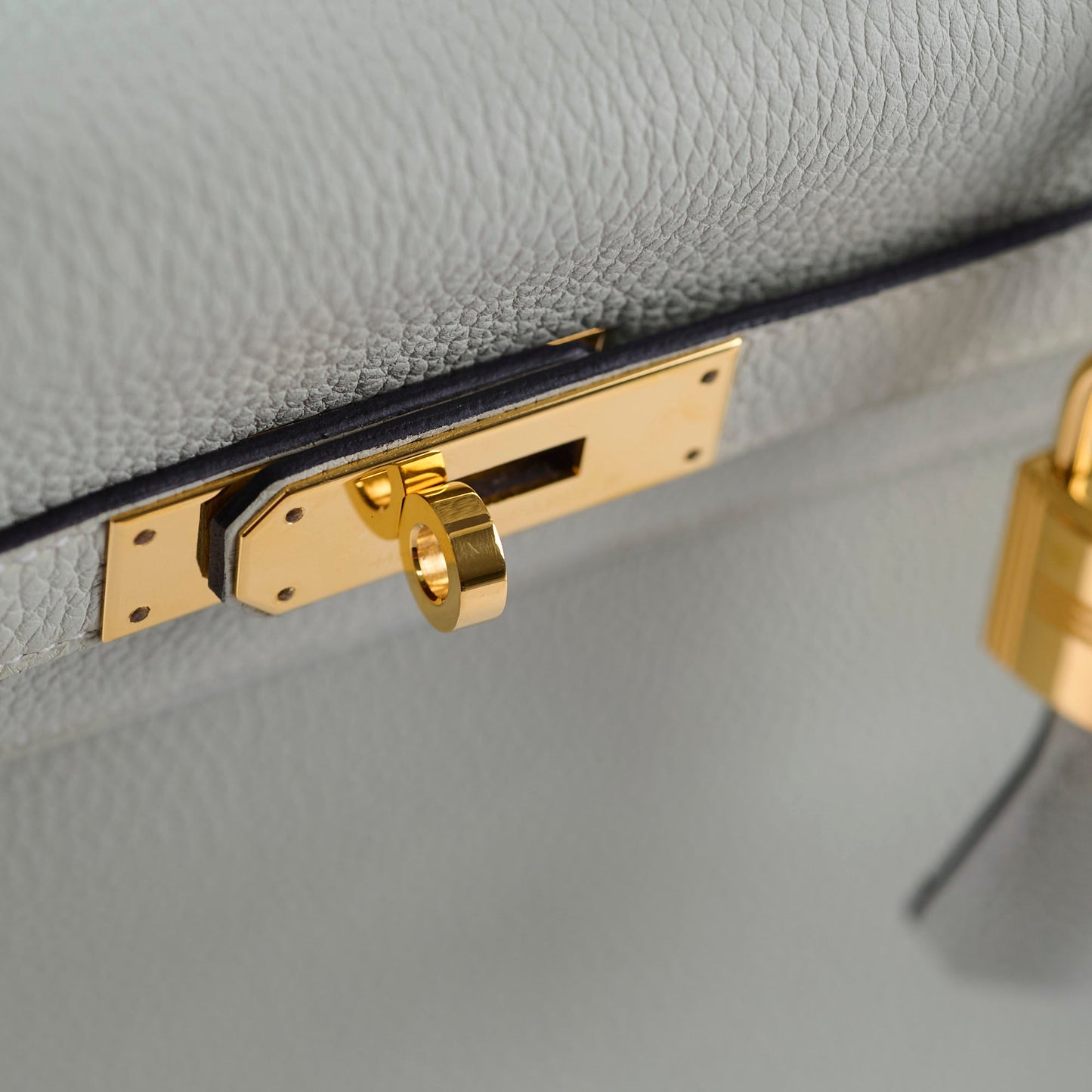 Hermes Kelly 28 Togo Gris Neve - Stamp Bv