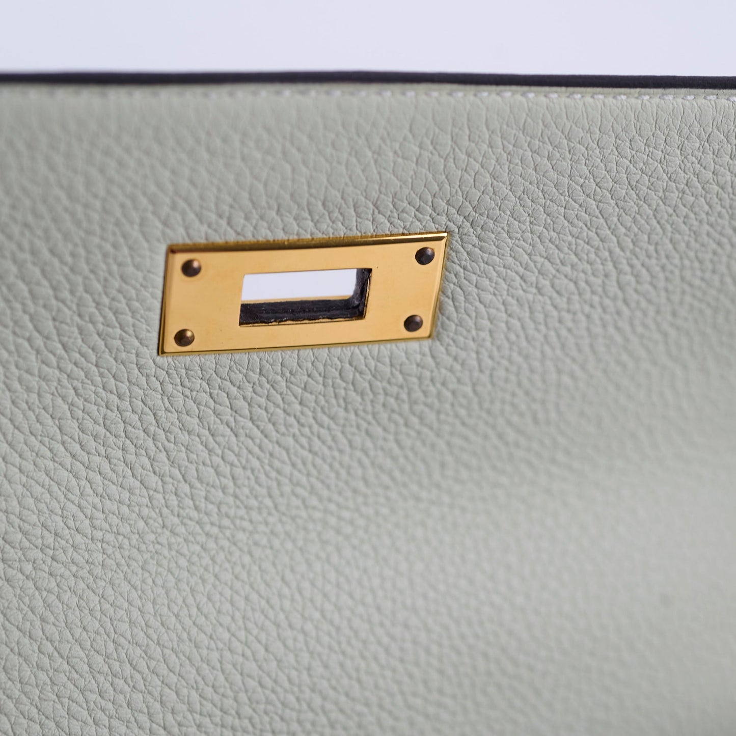 Hermes Kelly 28 Togo Gris Neve - Stamp Bv