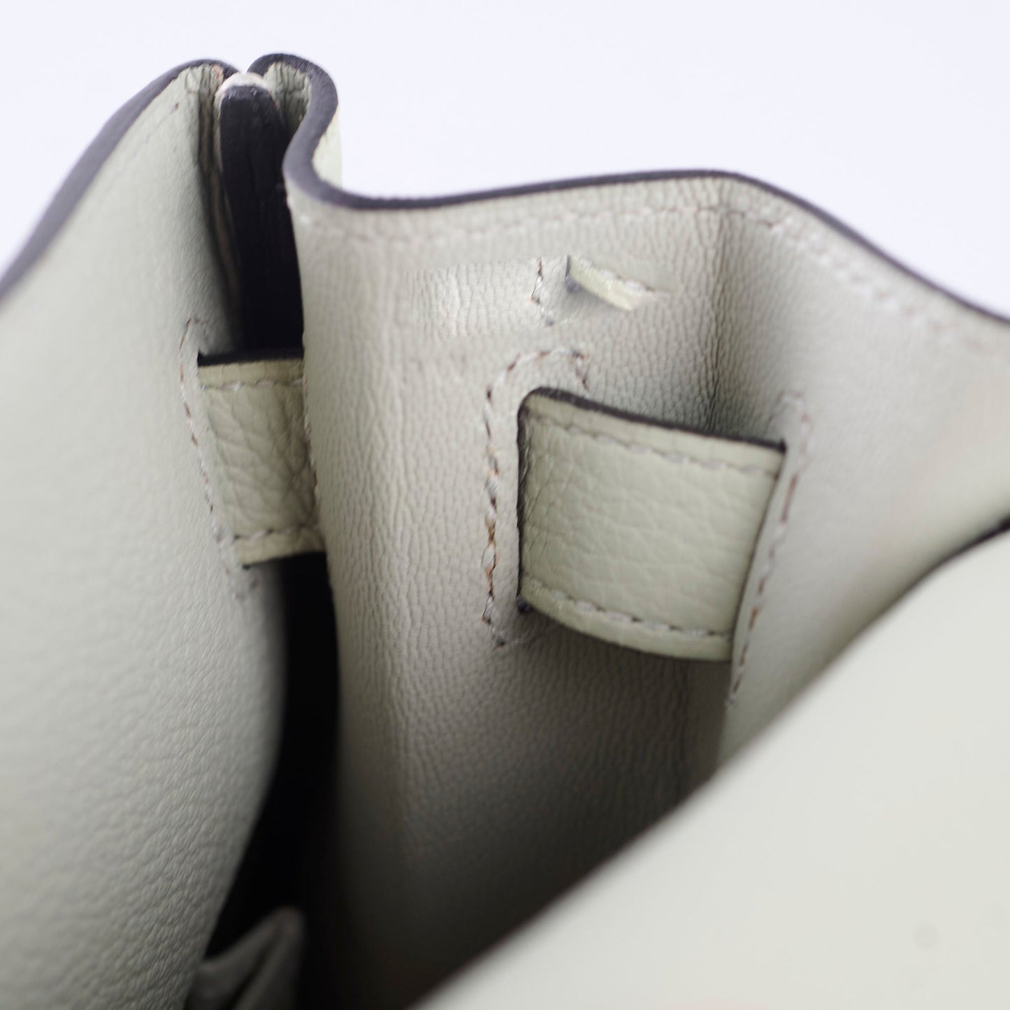 Hermes Kelly 28 Togo Gris Neve - Stamp Bv