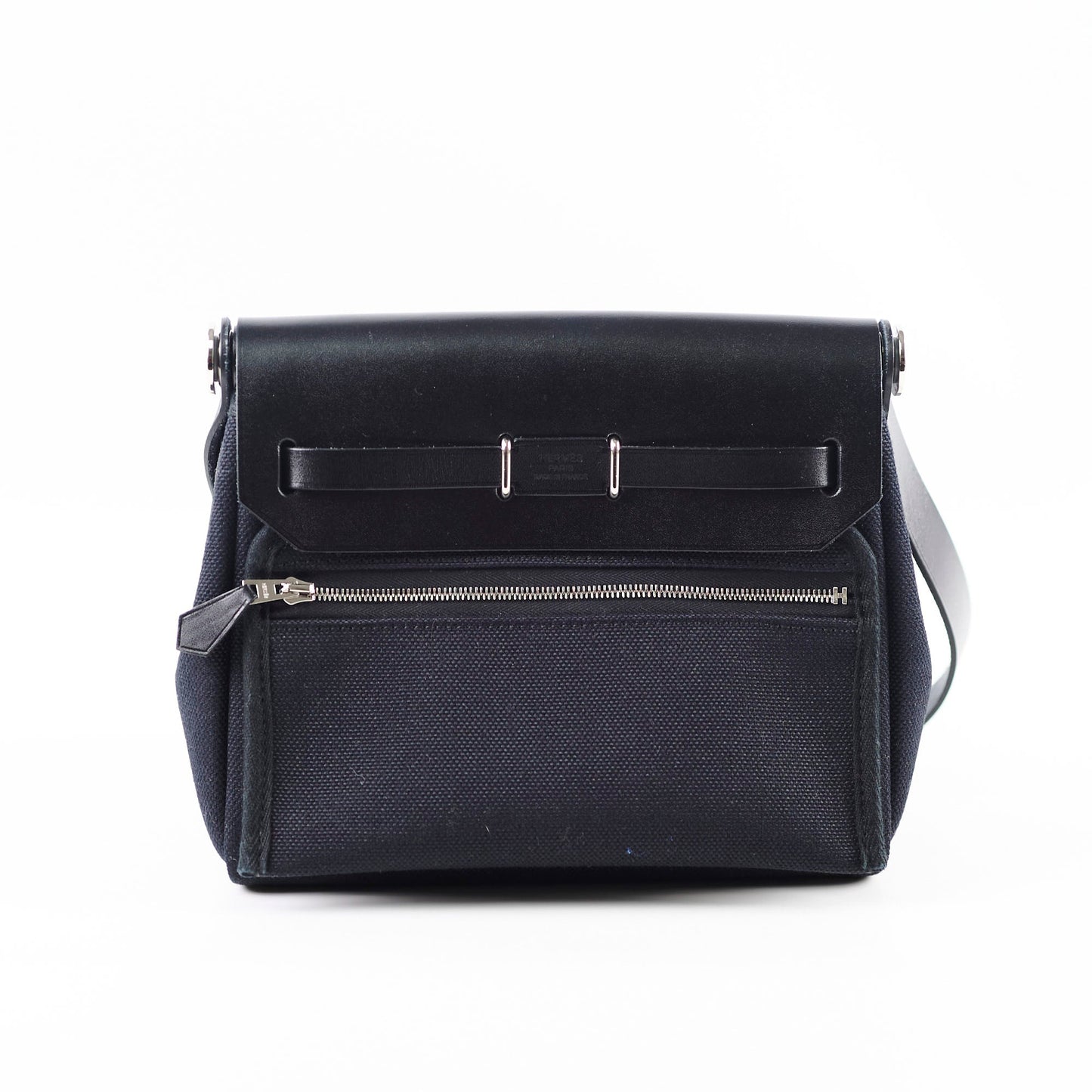 Hermes Mini Herbag Zip 20 Noir PHW 2025