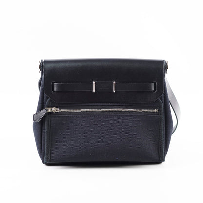 Hermes Mini Herbag Zip 20 Noir PHW 2025