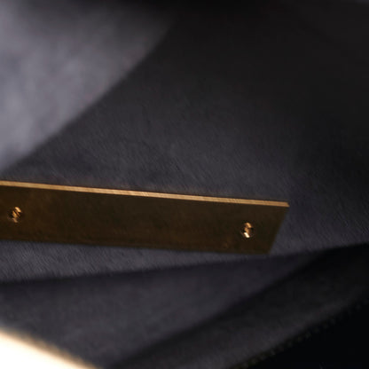 Luxury CELINE Blade Leather Shoulder Bag Black
