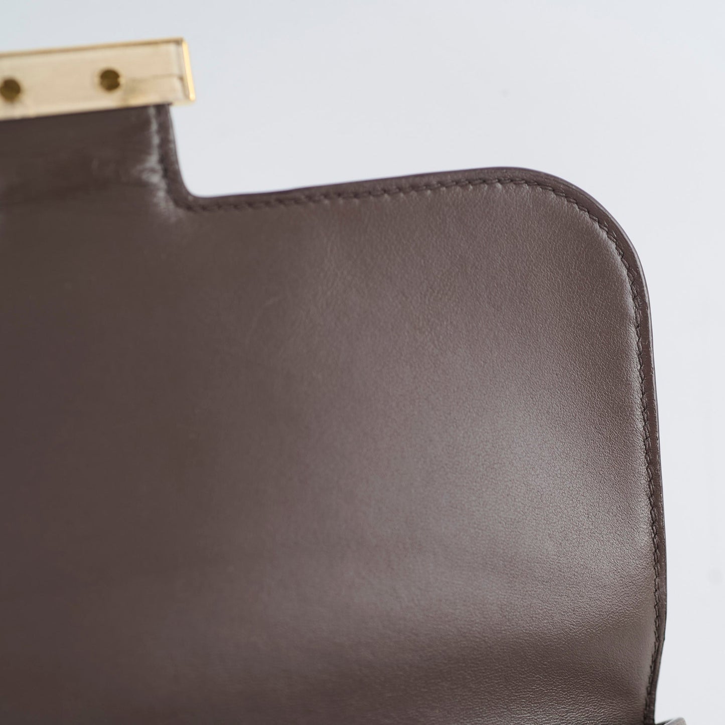 Hermes Constance III 24 Gris Etain 8F Epsom GHW C stamp