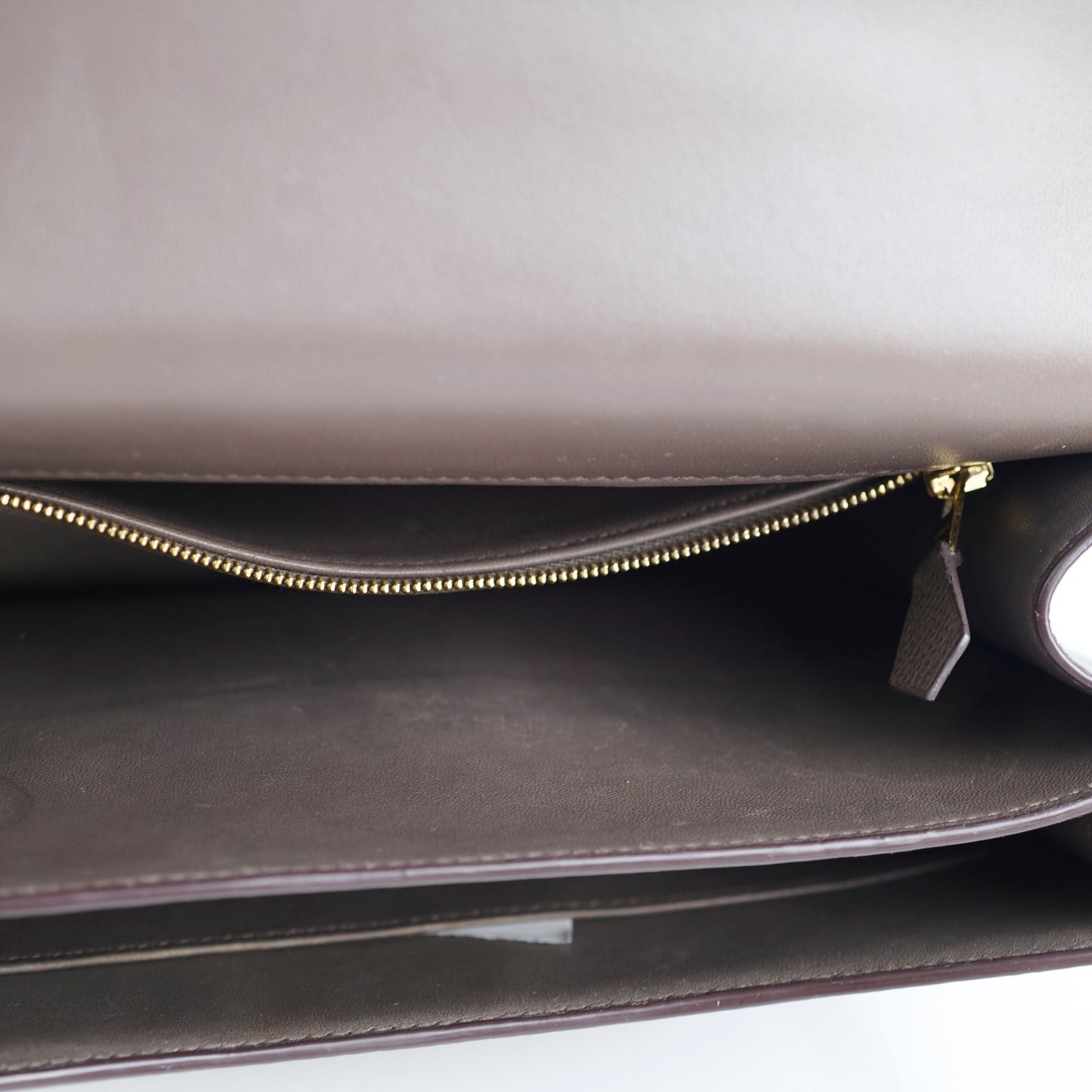 Hermes Constance III 24 Gris Etain 8F Epsom GHW C stamp