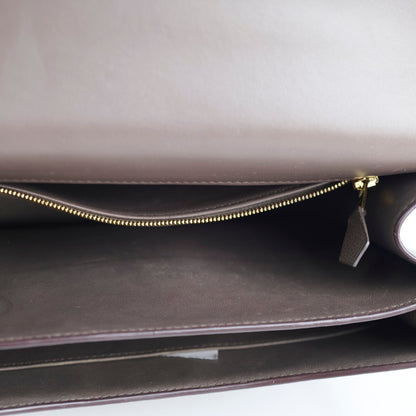 Hermes Constance III 24 Gris Etain 8F Epsom GHW C stamp
