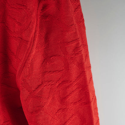 Hermes Naoussa Long Sleeve Cardigan Red Size 36