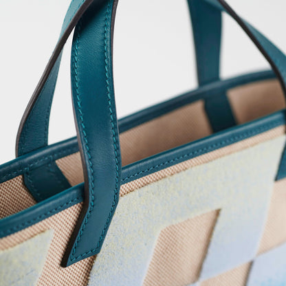 Hermes Biais 27 Blue Shoulder Bag