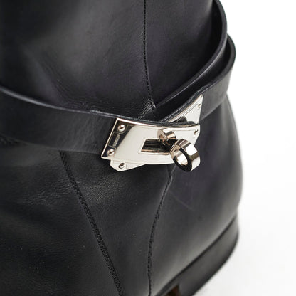Hermes Neo Ankle Boots Size 40 Black