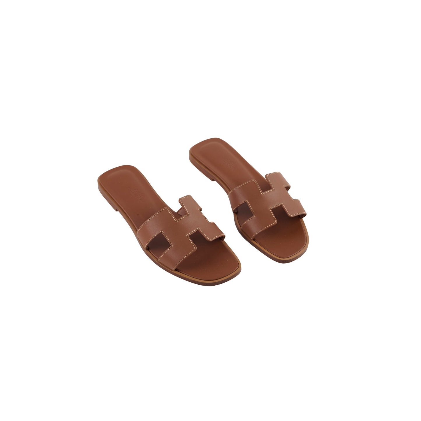 Hermes Oran Sandals Gold Size 36