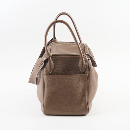Hermes Lindy 30 Etoupe Square M Stamp