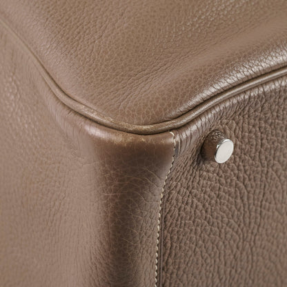Hermes Lindy 30 Etoupe Square M Stamp