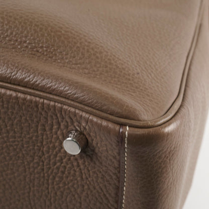 Hermes Lindy 30 Etoupe Square M Stamp