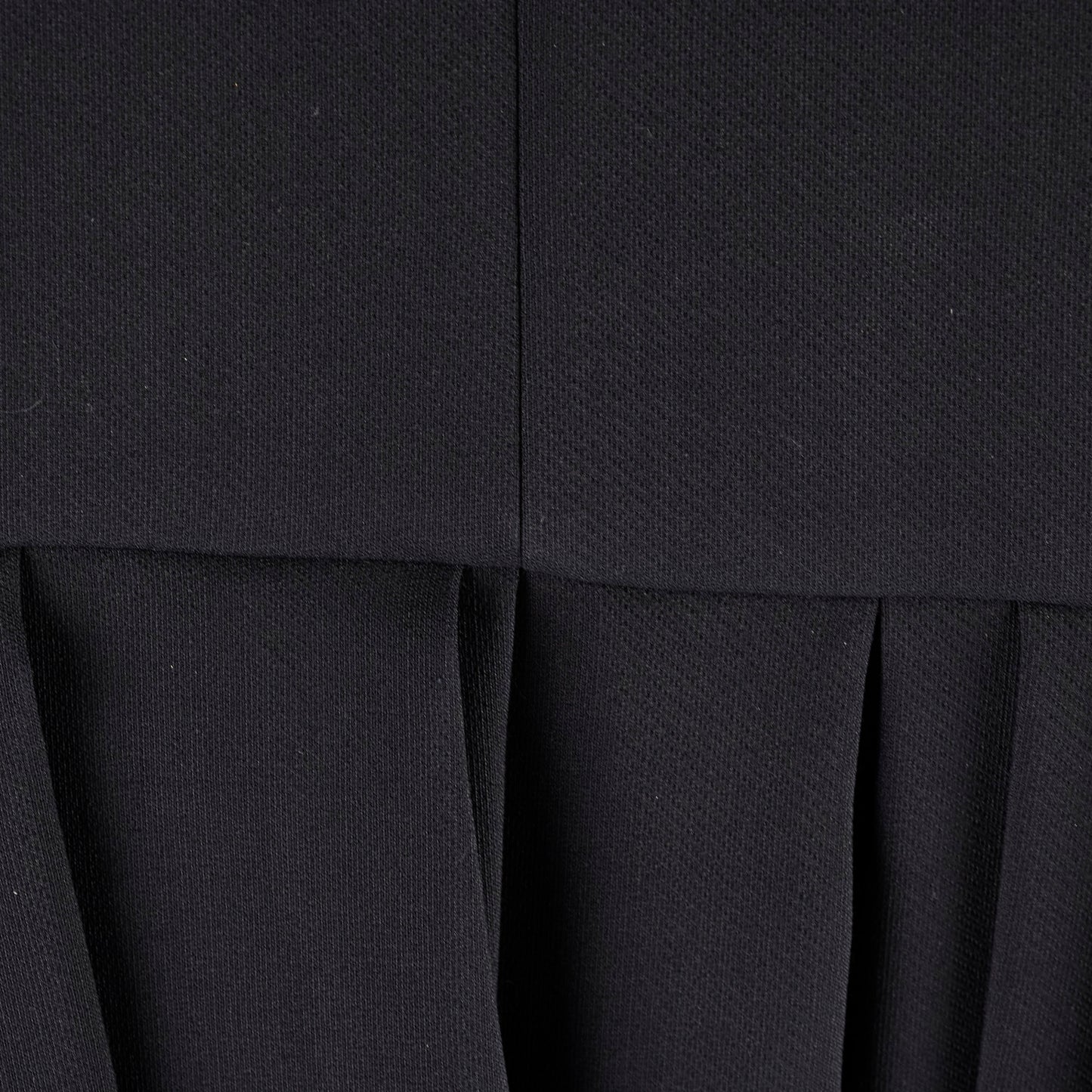 Christina Dior Short Pleated Dress Size 38 Black