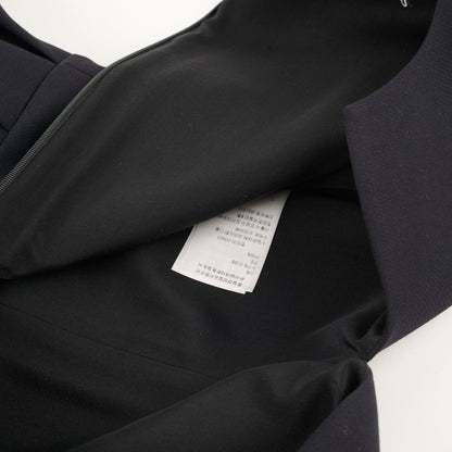 Christina Dior Short Pleated Dress Size 38 Black