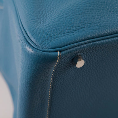 Hermes Lindy 30 Blue Jeans Clemence 2015