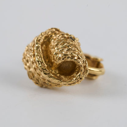 Christian Dior Door Locker Clip On Earrings