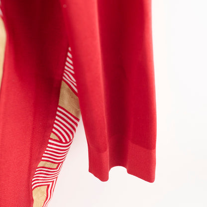 Hermes Silk Cardigan Red Size 34