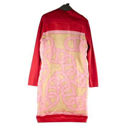 Hermes Silk Cardigan Red Size 34