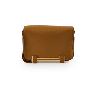 Hermes Geta Bag Cherve Caramel B Stamp 2023