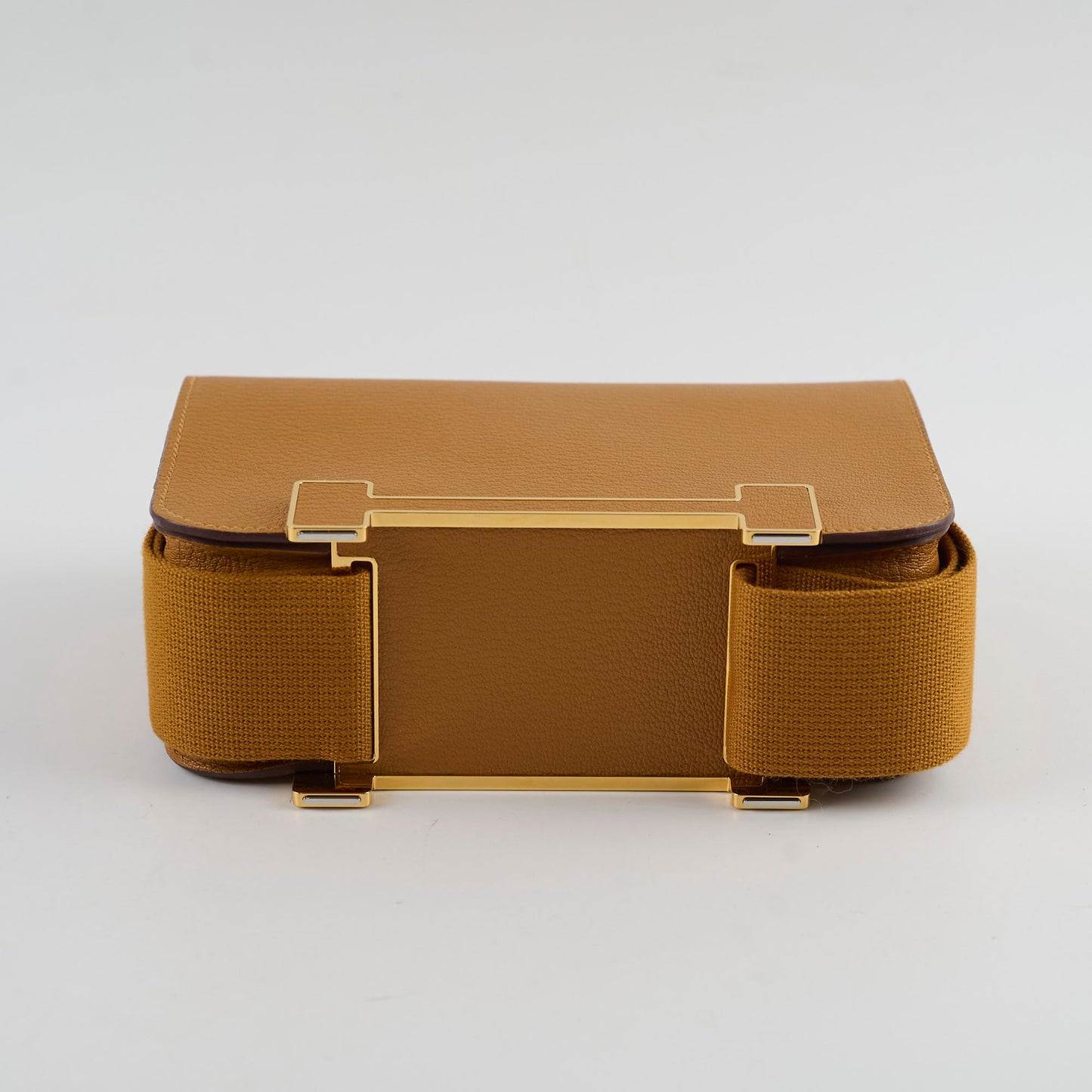 Hermes Geta Bag Cherve Caramel B Stamp 2023