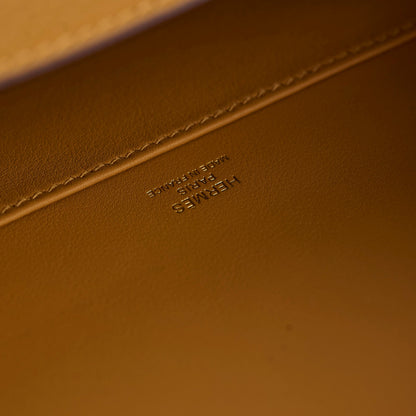 Hermes Geta Bag Cherve Caramel B Stamp 2023
